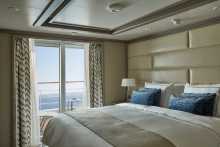 Owner Suite Schlafzimmer (© Silversea Cruises Ltd.)