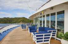Panorama Lounge Außenbereich (© Silversea Cruises Ltd.)